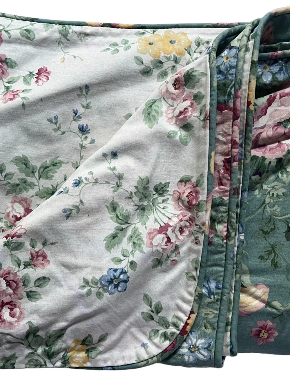 Vintage Sheridan Ferndale Cottage Floral Twin Size Duvet Cover